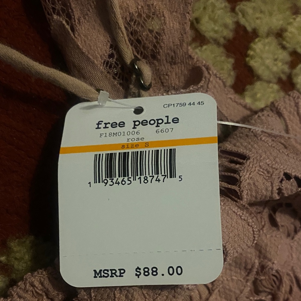 Free People Lace Bralette in Dusty Rose - Picture 5 of 5